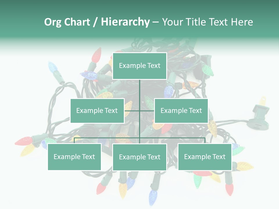 Festive Blue Glow PowerPoint Template