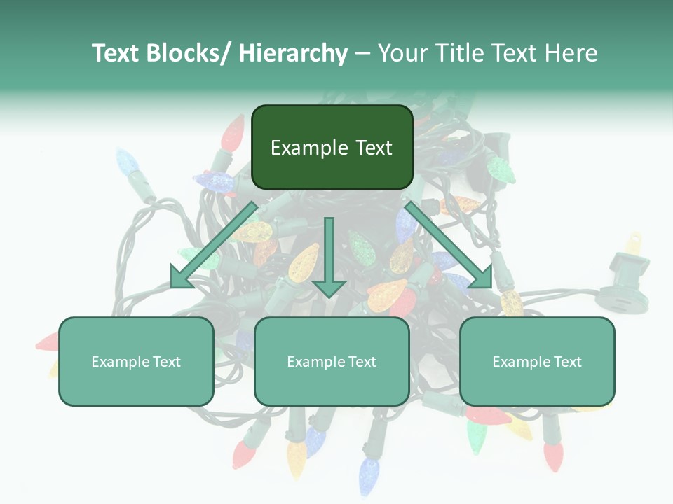 Festive Blue Glow PowerPoint Template