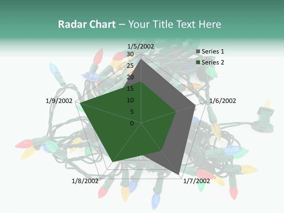 Festive Blue Glow PowerPoint Template