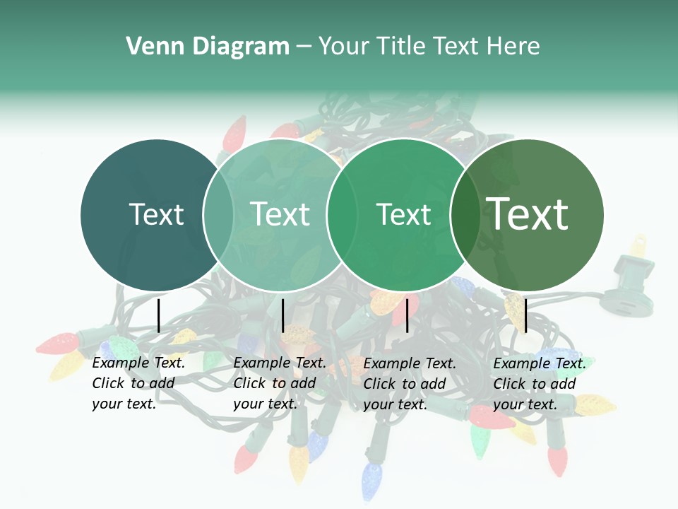 Festive Blue Glow PowerPoint Template