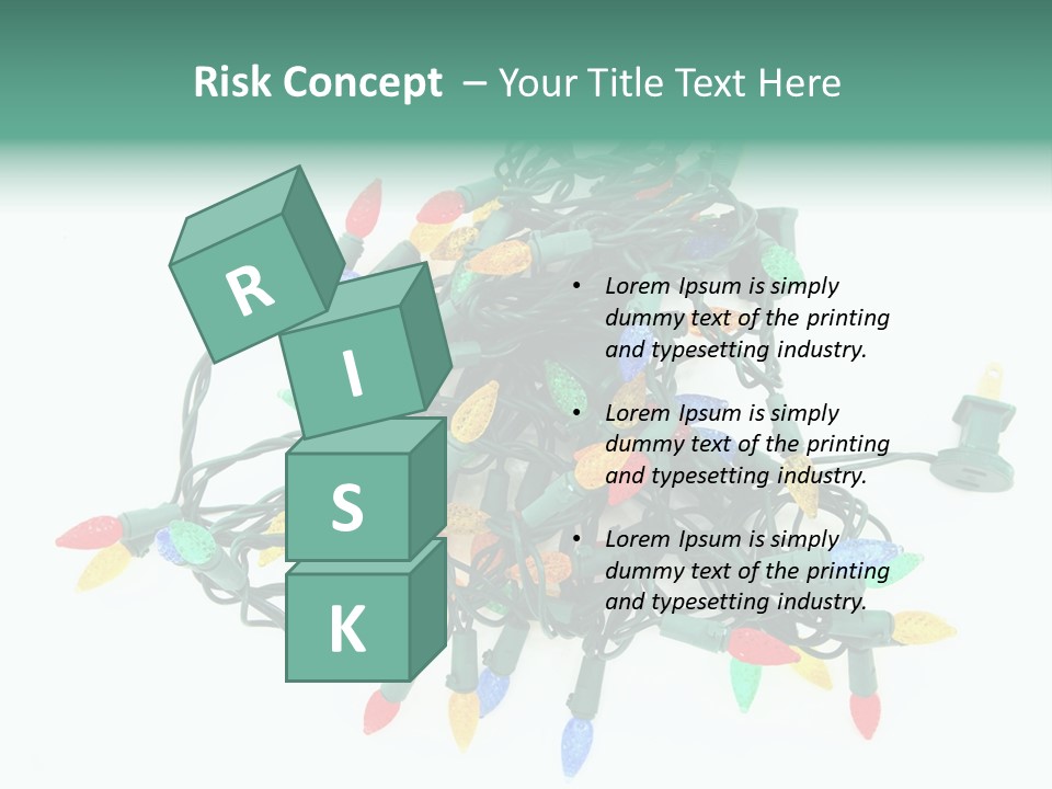 Festive Blue Glow PowerPoint Template