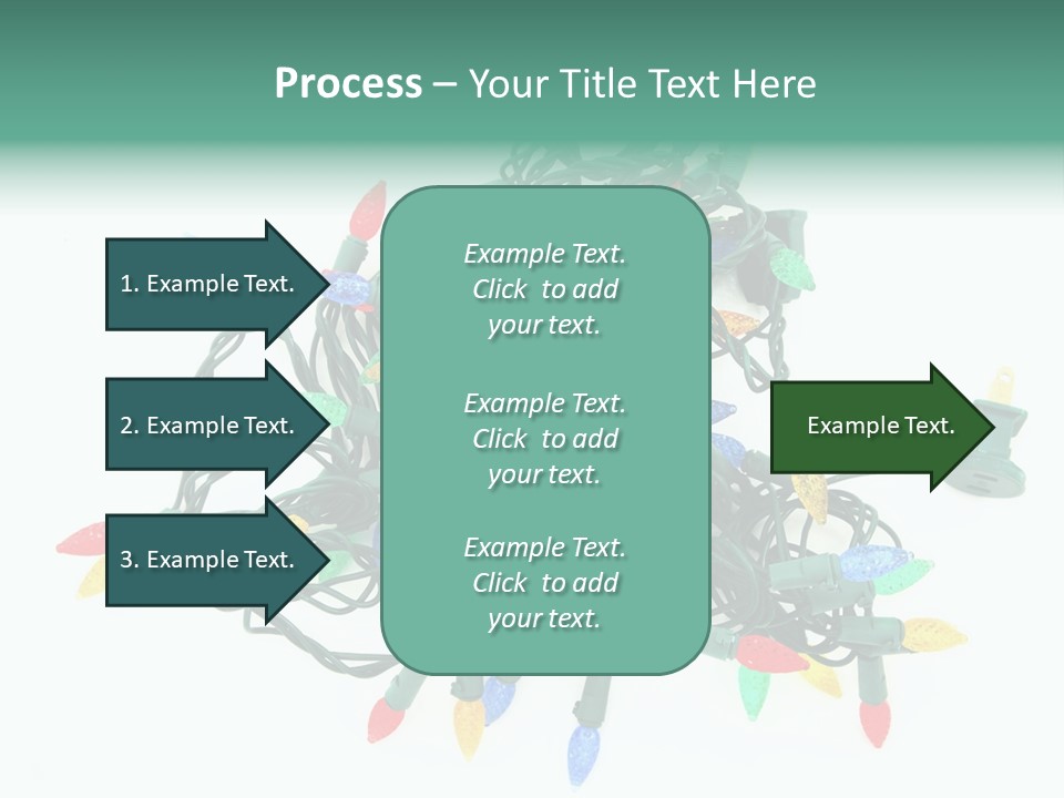 Festive Blue Glow PowerPoint Template
