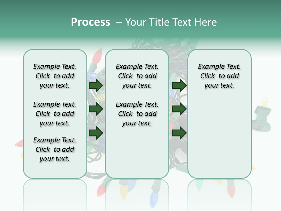 Festive Blue Glow PowerPoint Template