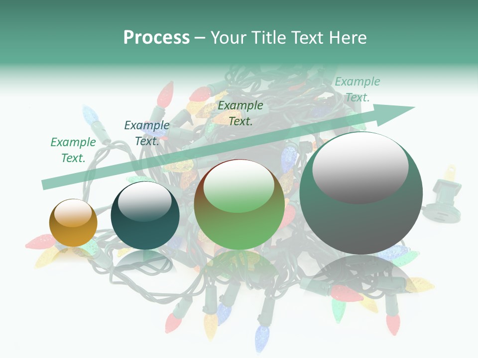 Festive Blue Glow PowerPoint Template