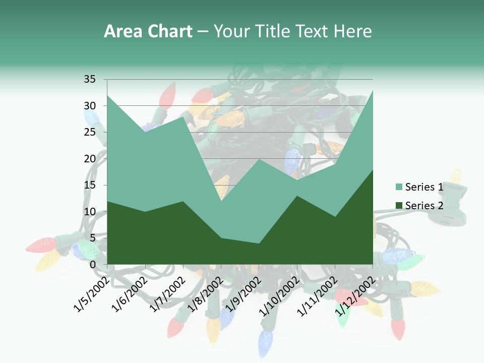 Festive Blue Glow PowerPoint Template