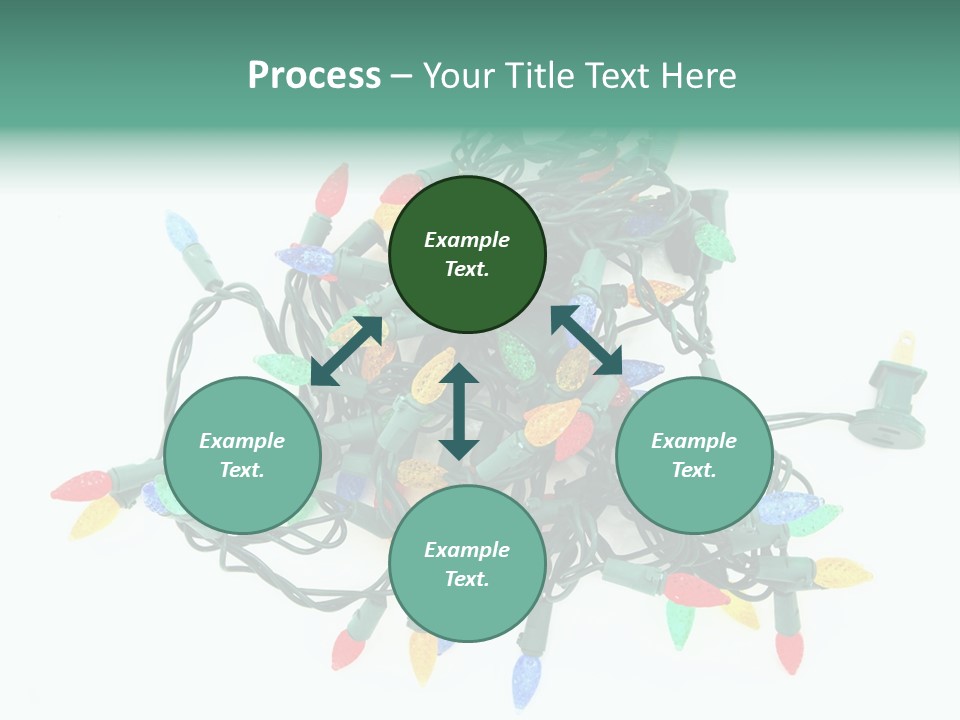 Festive Blue Glow PowerPoint Template