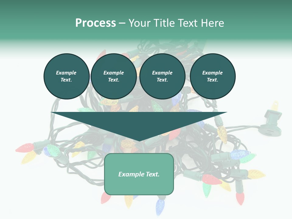 Festive Blue Glow PowerPoint Template