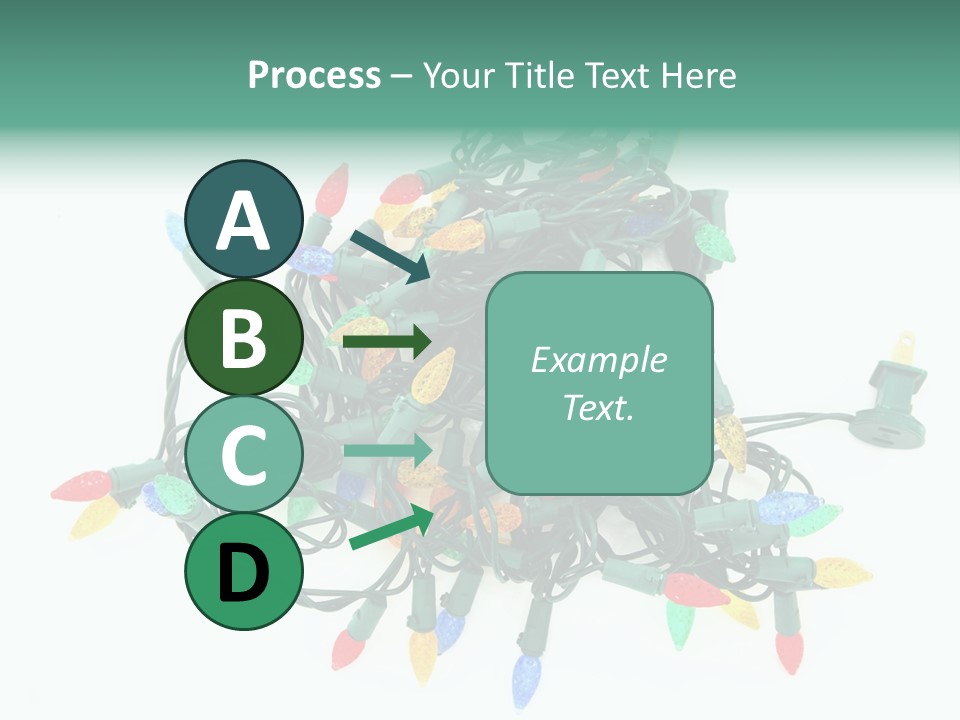 Festive Blue Glow PowerPoint Template