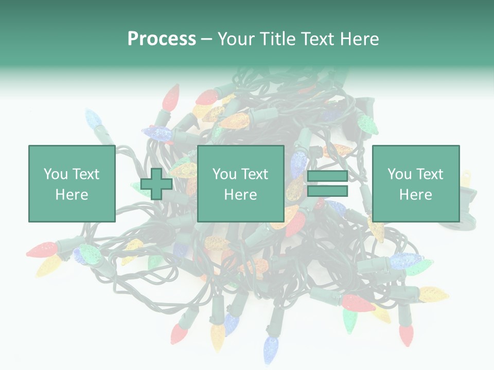 Festive Blue Glow PowerPoint Template