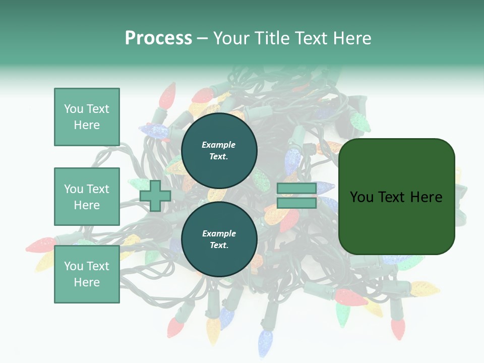 Festive Blue Glow PowerPoint Template