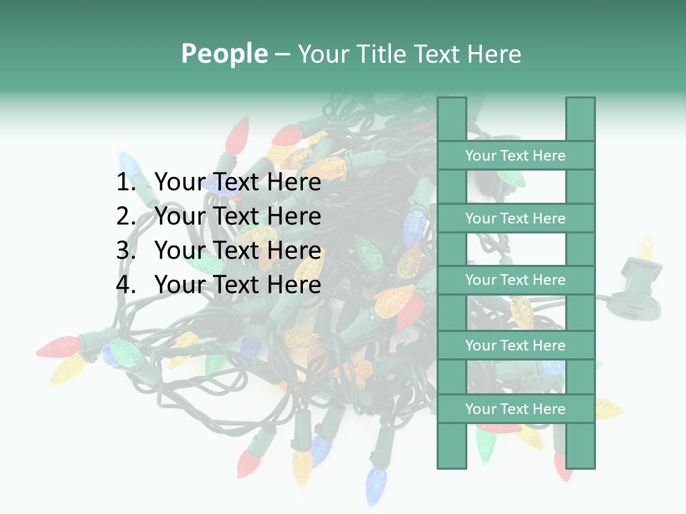 Festive Blue Glow PowerPoint Template