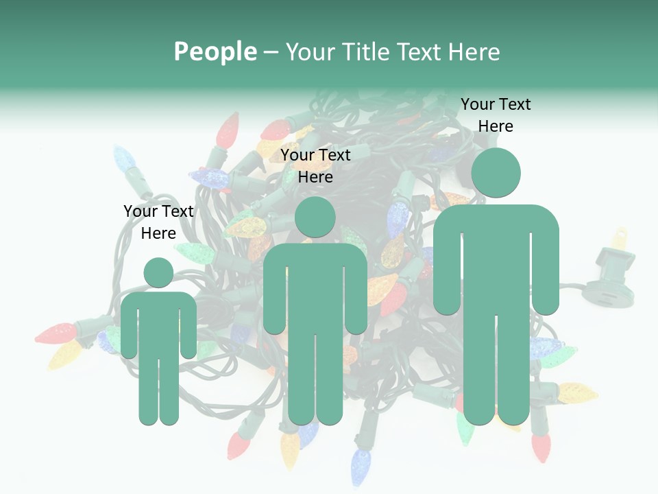 Festive Blue Glow PowerPoint Template