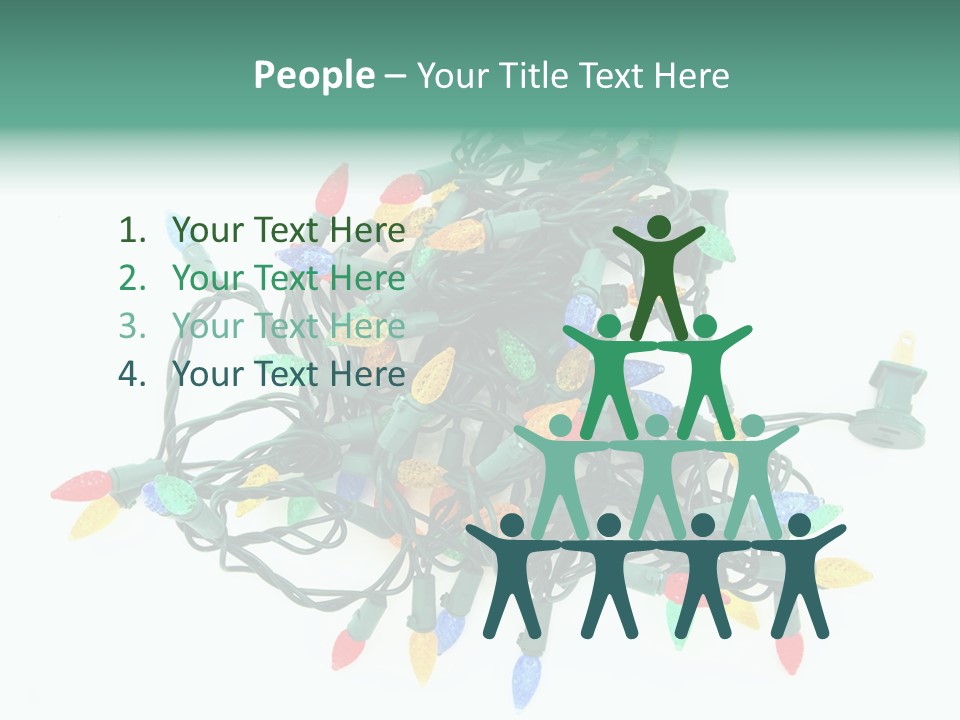 Festive Blue Glow PowerPoint Template