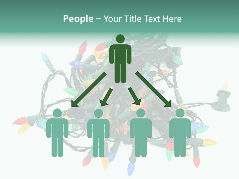 Festive Blue Glow PowerPoint Template