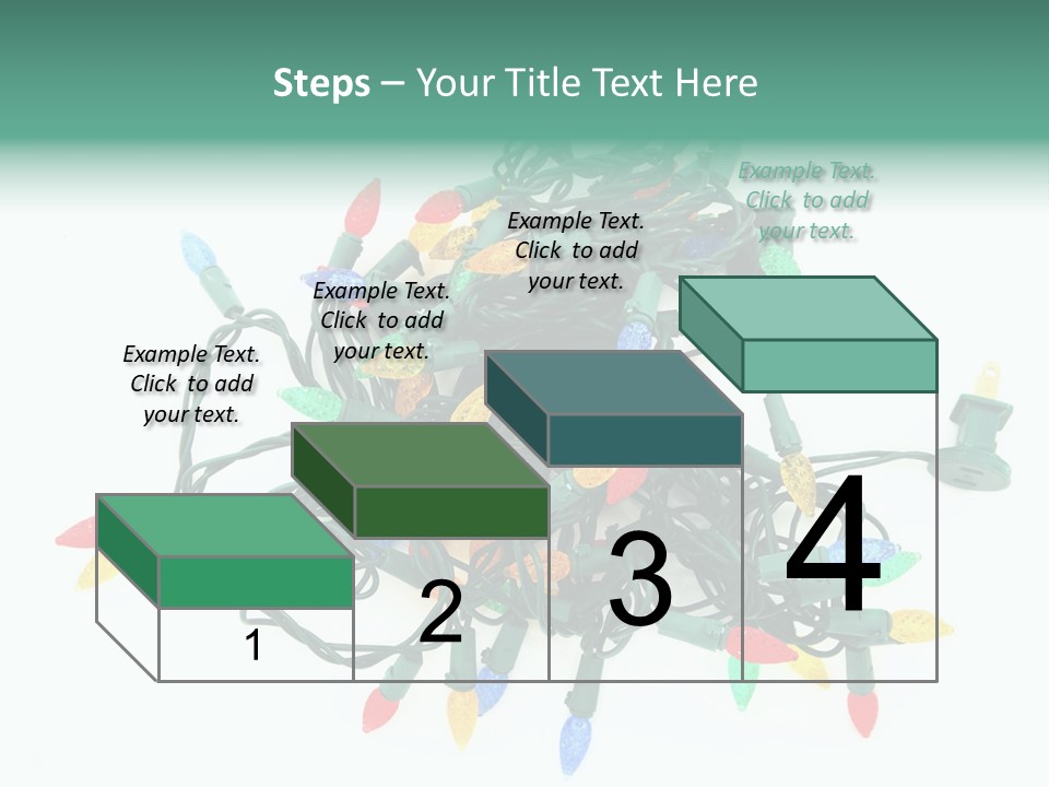 Festive Blue Glow PowerPoint Template