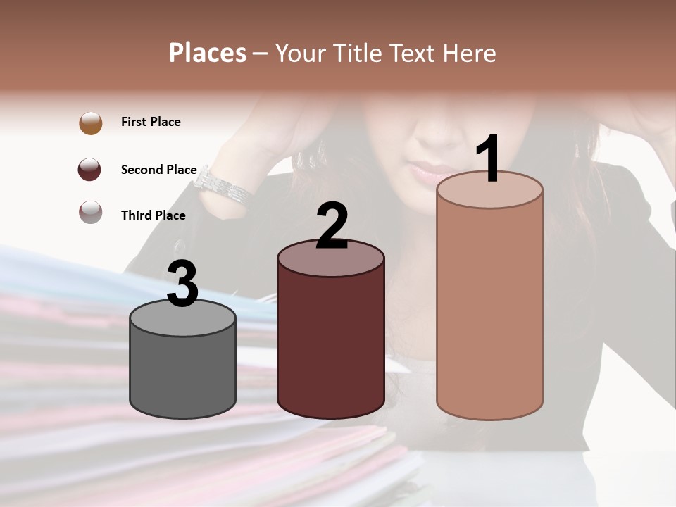 Expression Files Depressed PowerPoint Template