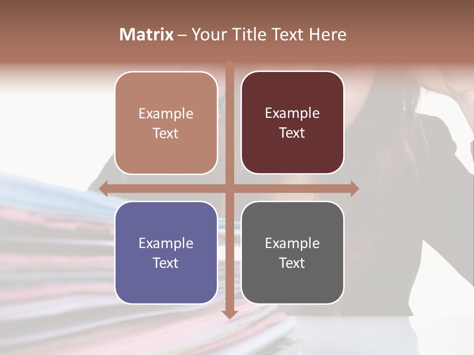 Expression Files Depressed PowerPoint Template