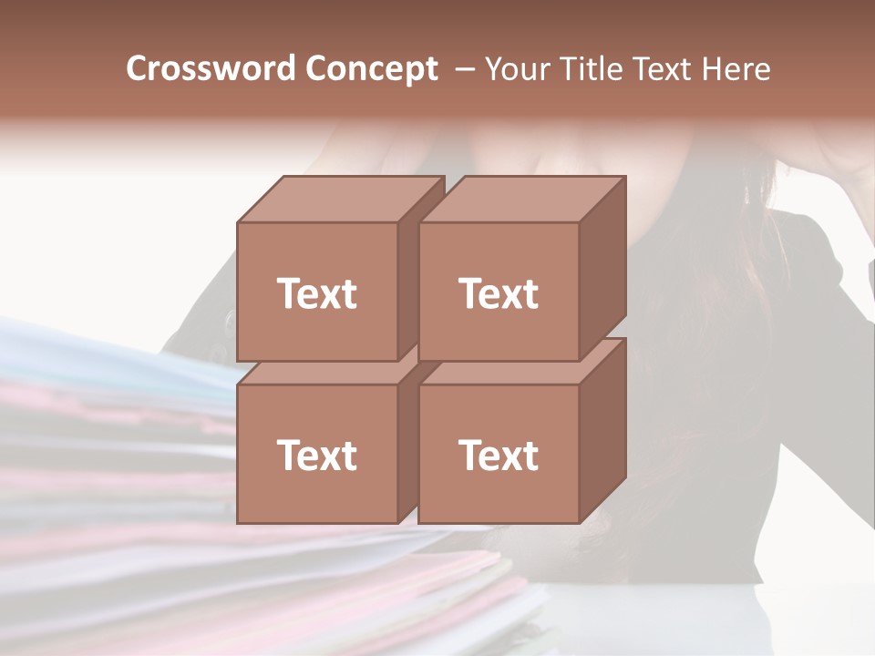 Expression Files Depressed PowerPoint Template