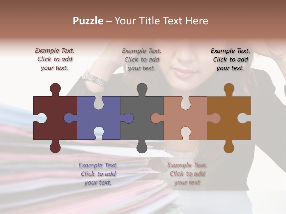 Expression Files Depressed PowerPoint Template