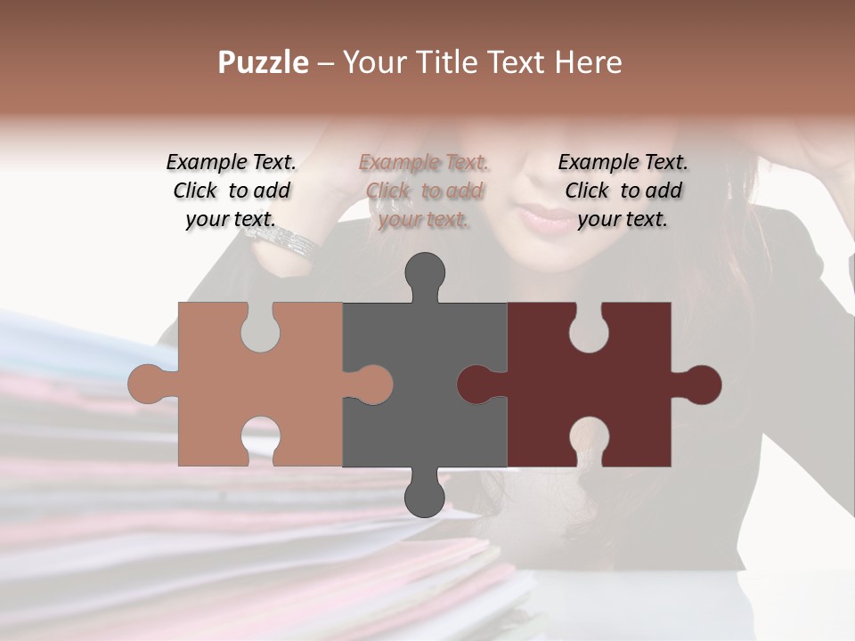 Expression Files Depressed PowerPoint Template