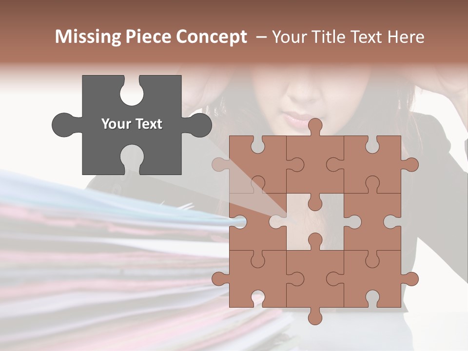 Expression Files Depressed PowerPoint Template