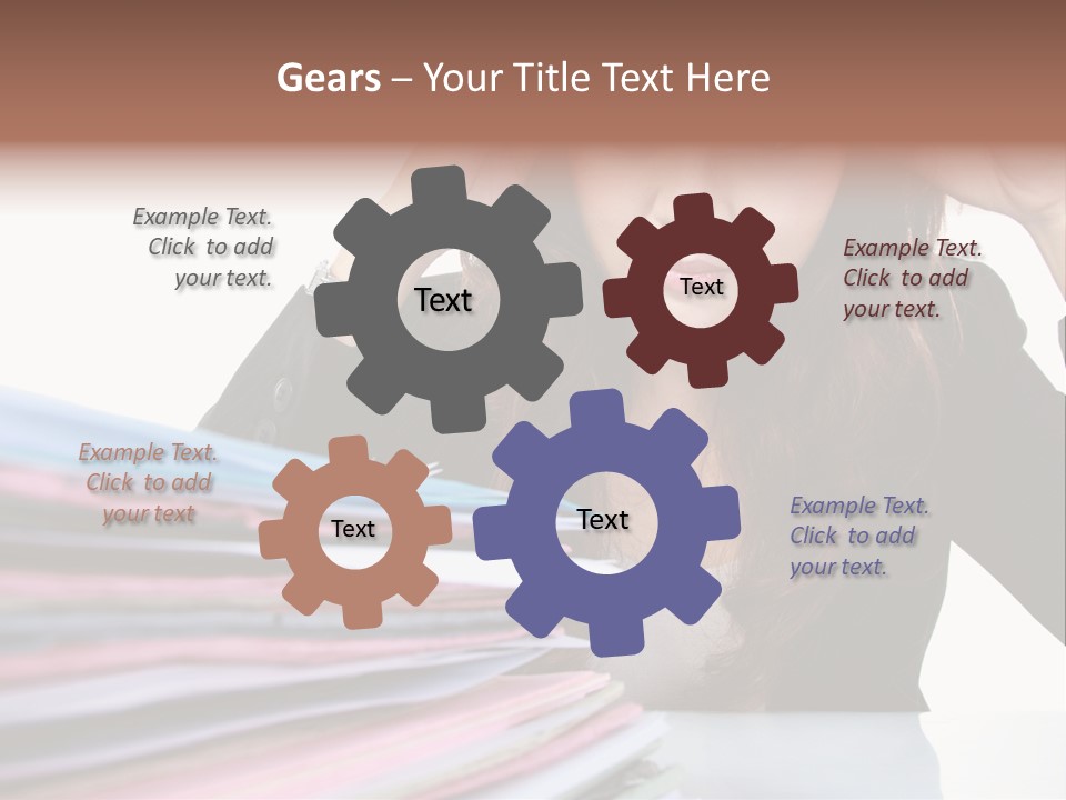 Expression Files Depressed PowerPoint Template