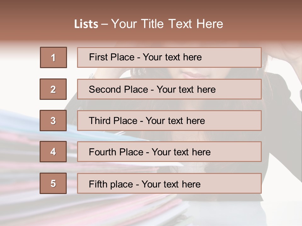 Expression Files Depressed PowerPoint Template