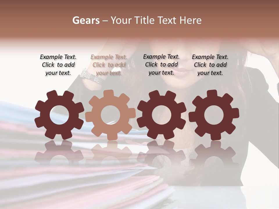 Expression Files Depressed PowerPoint Template