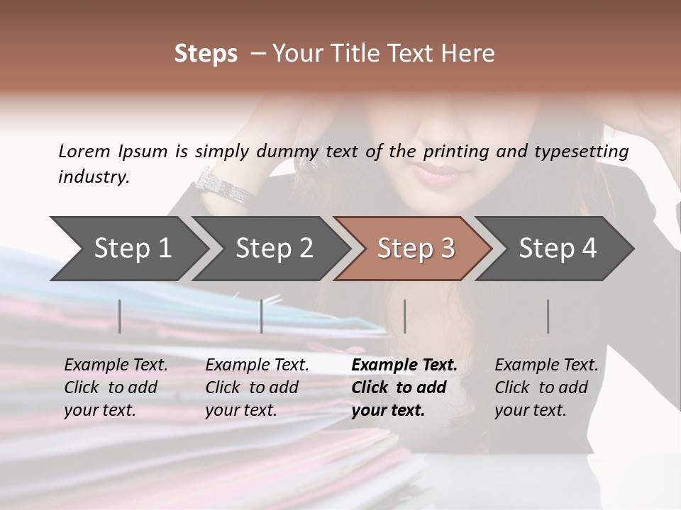 Expression Files Depressed PowerPoint Template