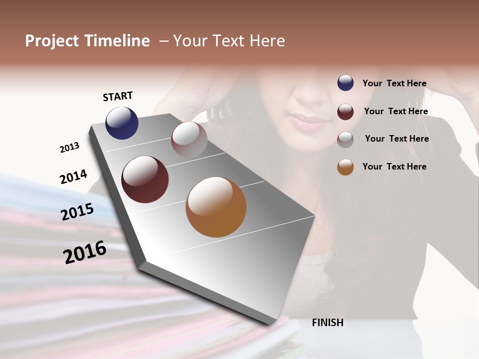 Expression Files Depressed PowerPoint Template