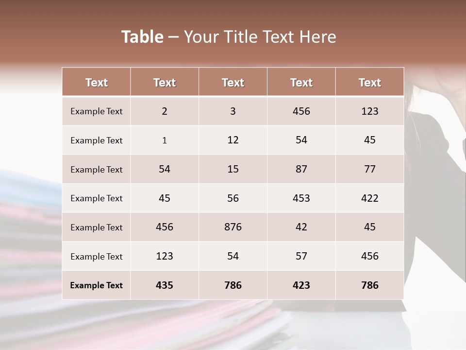 Expression Files Depressed PowerPoint Template