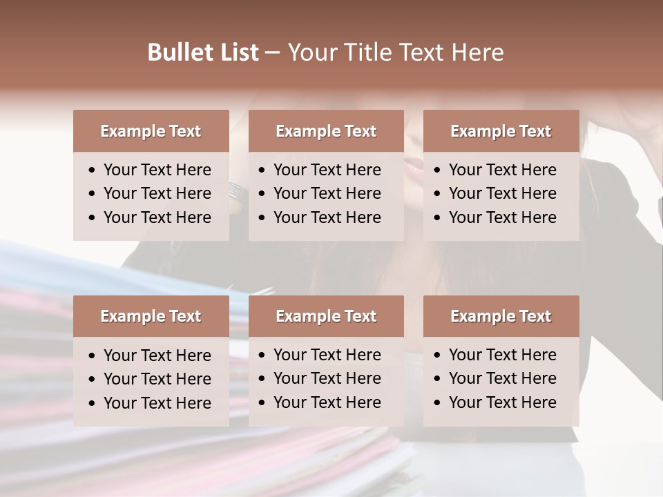 Expression Files Depressed PowerPoint Template
