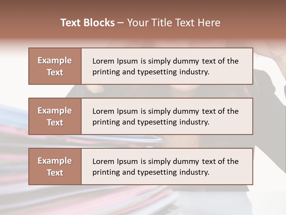 Expression Files Depressed PowerPoint Template