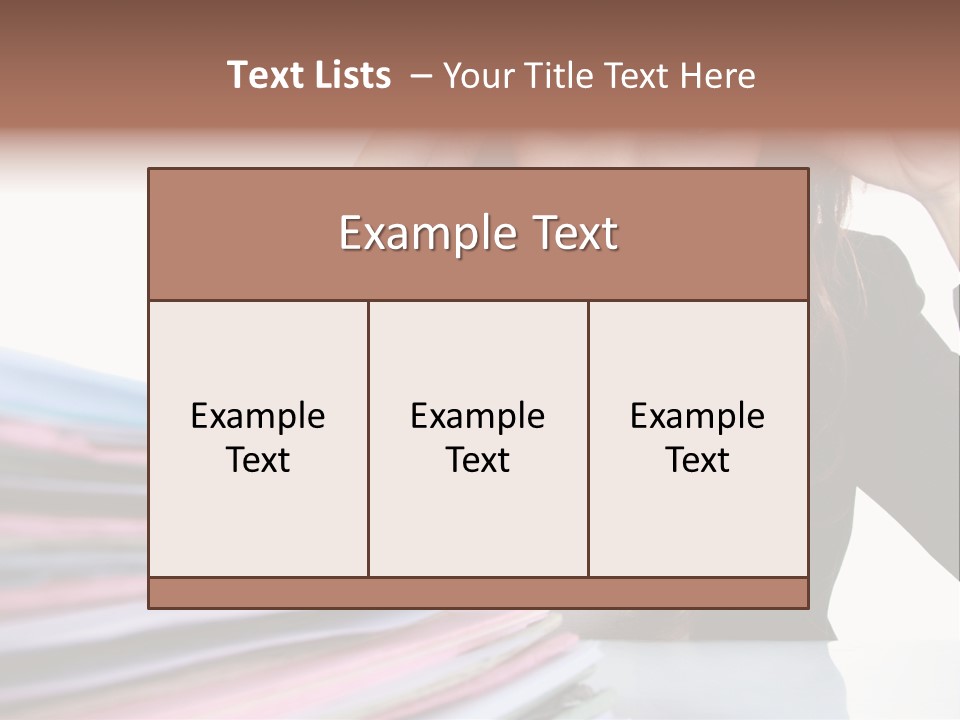 Expression Files Depressed PowerPoint Template