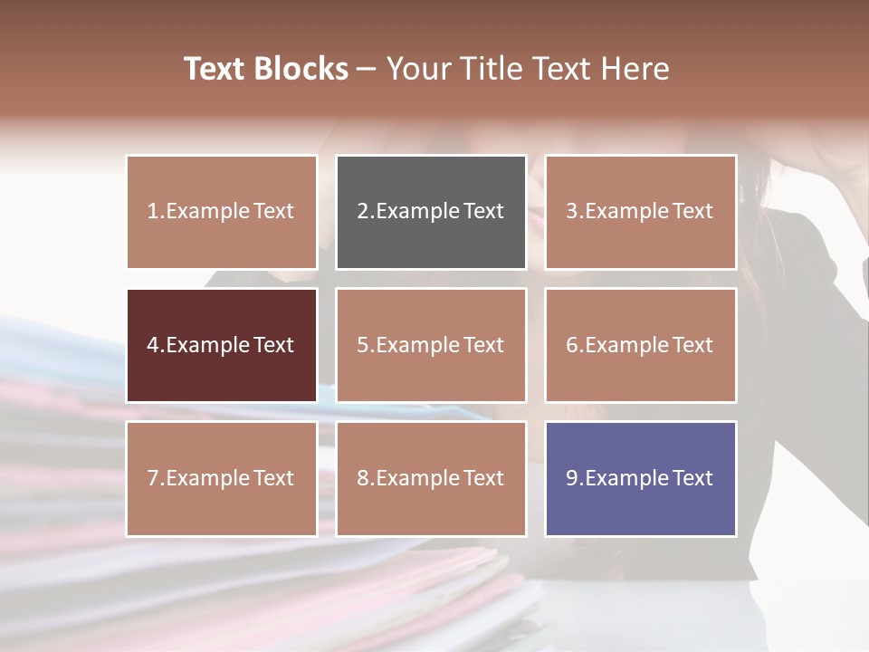 Expression Files Depressed PowerPoint Template