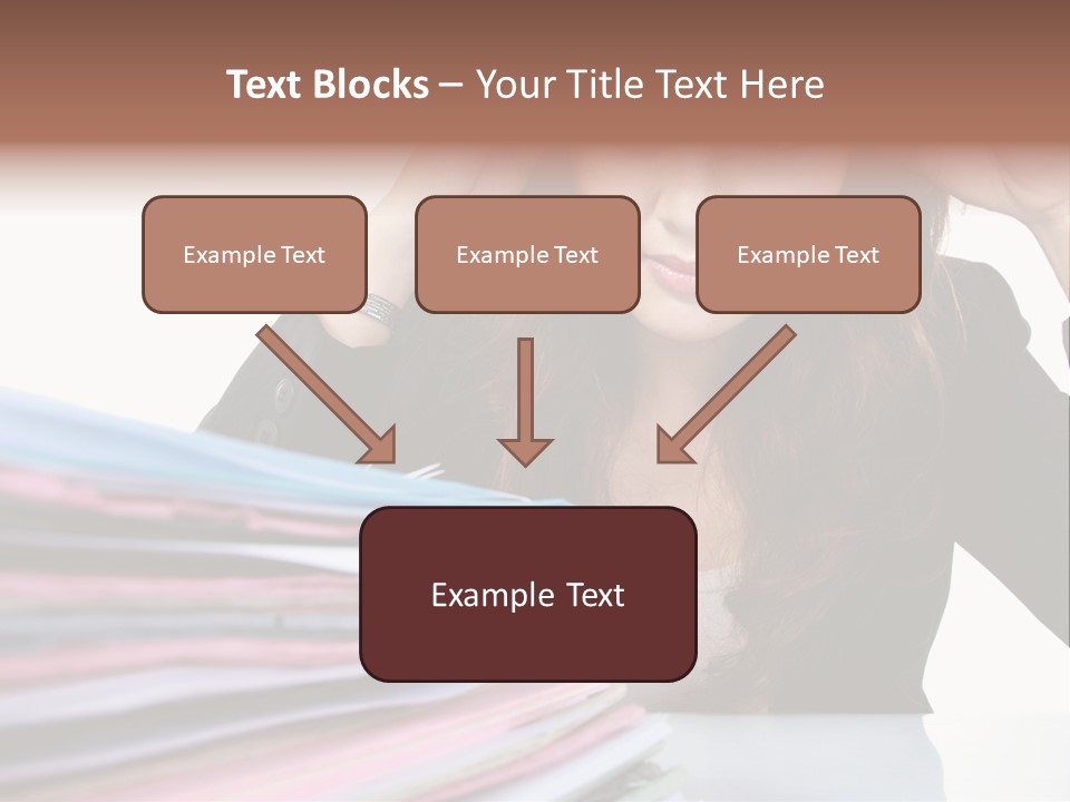Expression Files Depressed PowerPoint Template