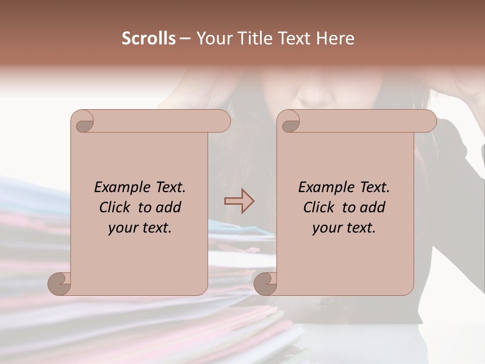 Expression Files Depressed PowerPoint Template