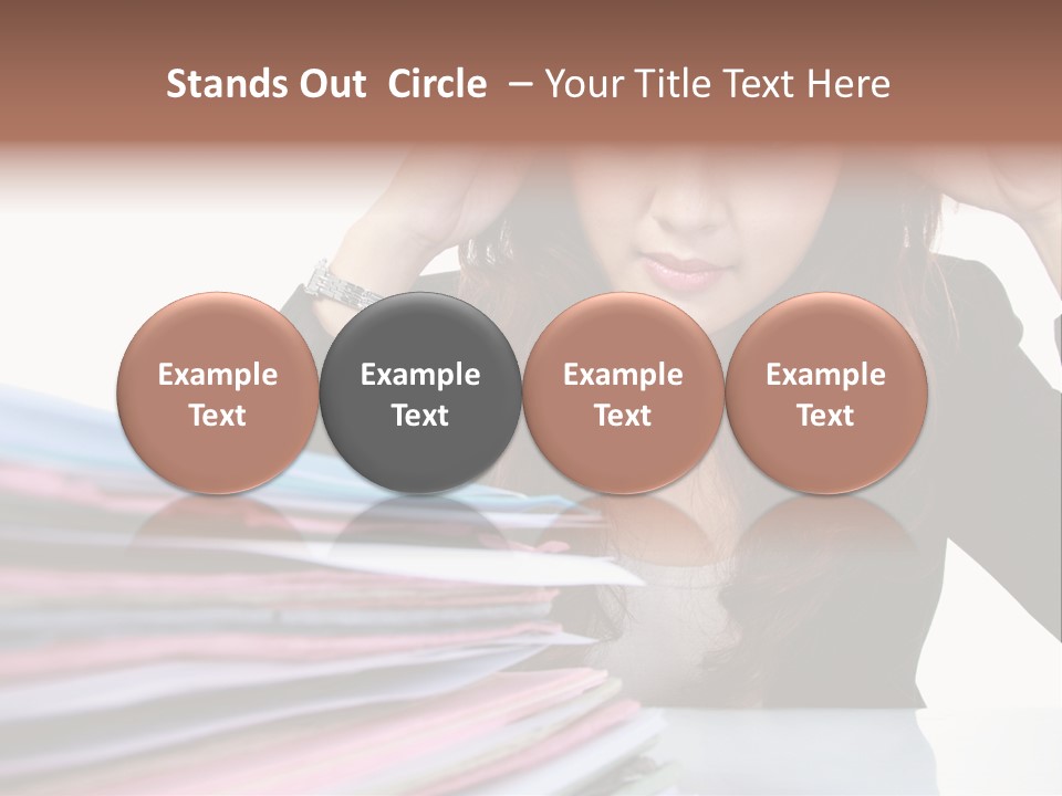 Expression Files Depressed PowerPoint Template