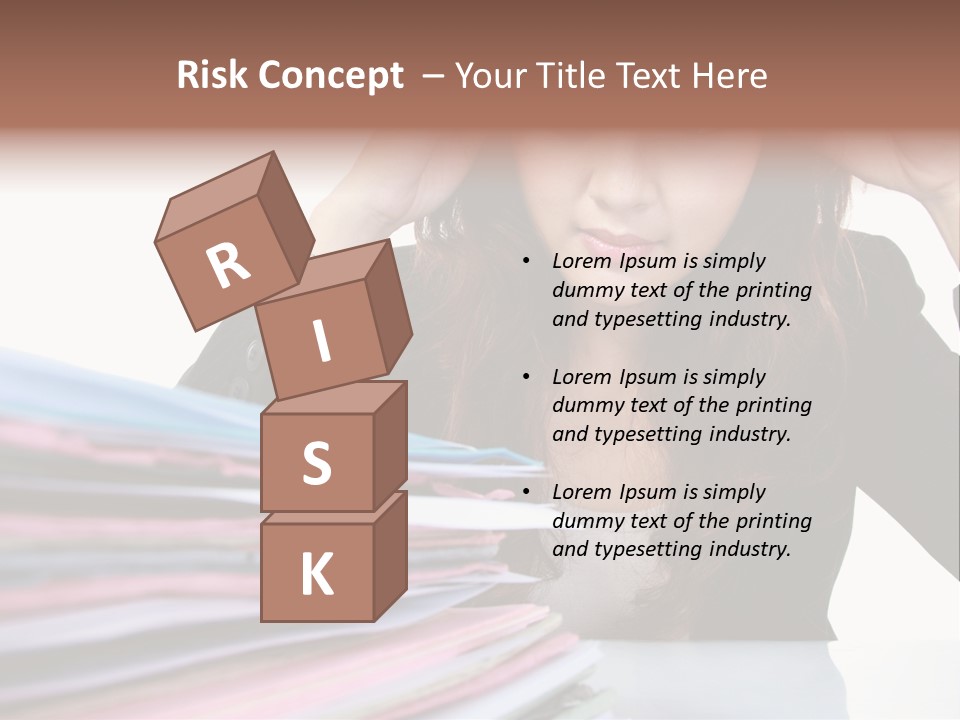 Expression Files Depressed PowerPoint Template