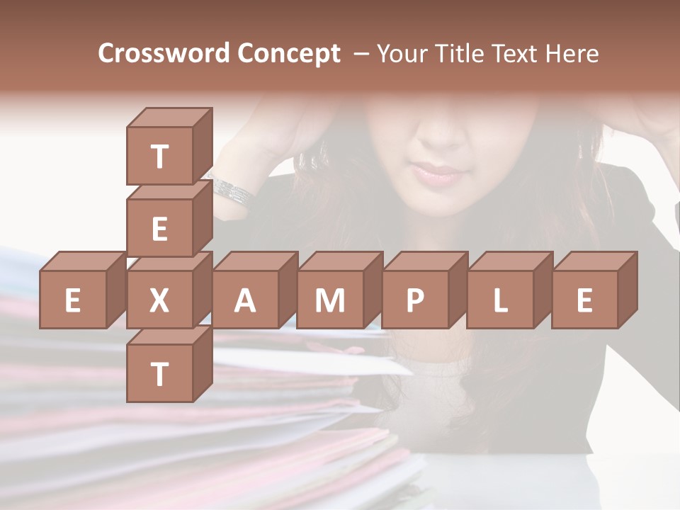 Expression Files Depressed PowerPoint Template