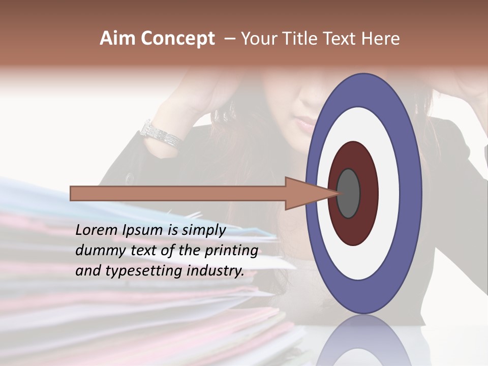 Expression Files Depressed PowerPoint Template