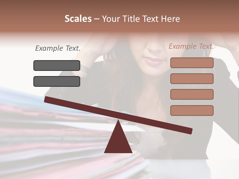 Expression Files Depressed PowerPoint Template