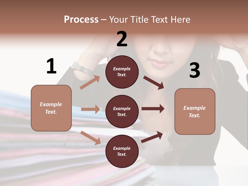 Expression Files Depressed PowerPoint Template