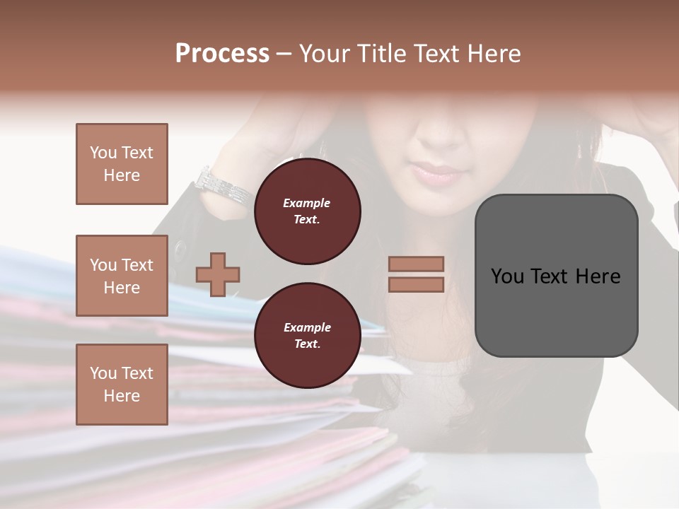 Expression Files Depressed PowerPoint Template