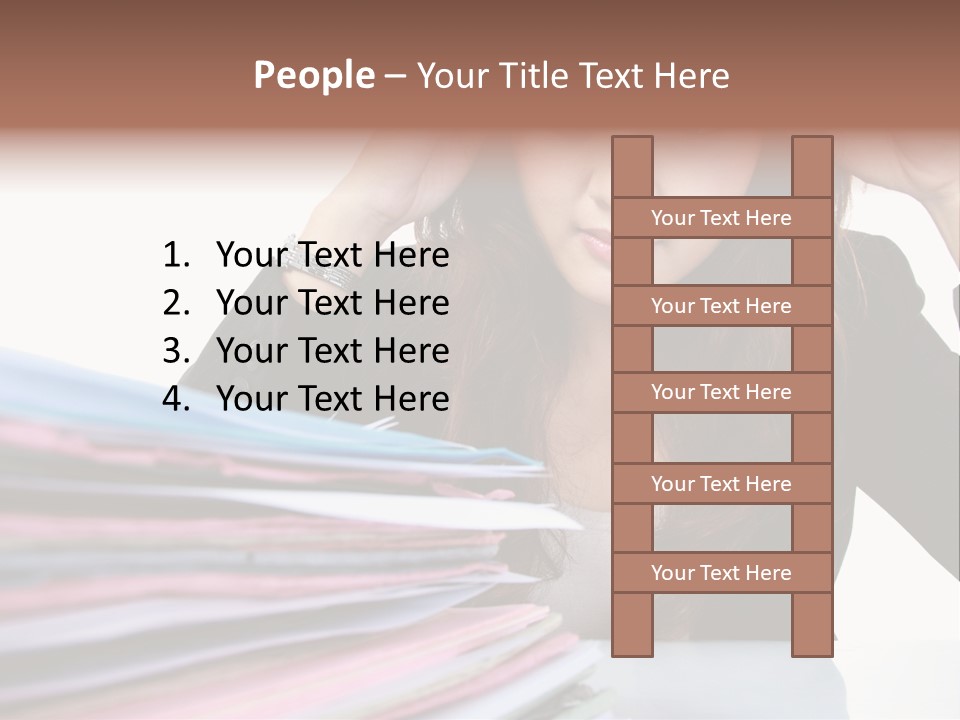 Expression Files Depressed PowerPoint Template