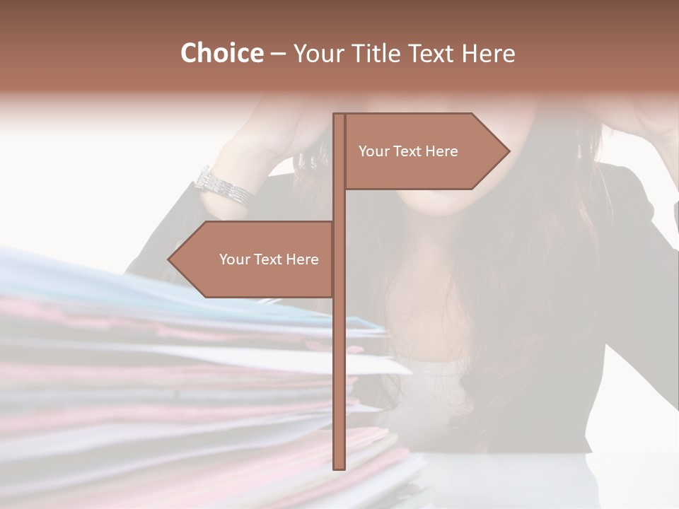 Expression Files Depressed PowerPoint Template