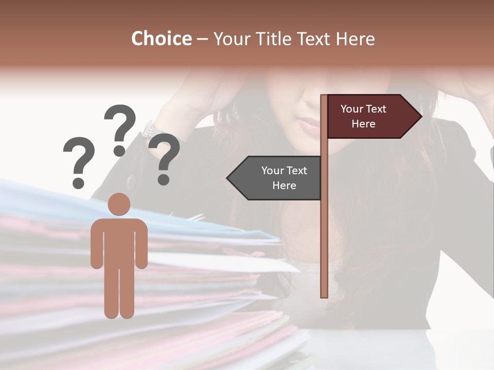 Expression Files Depressed PowerPoint Template