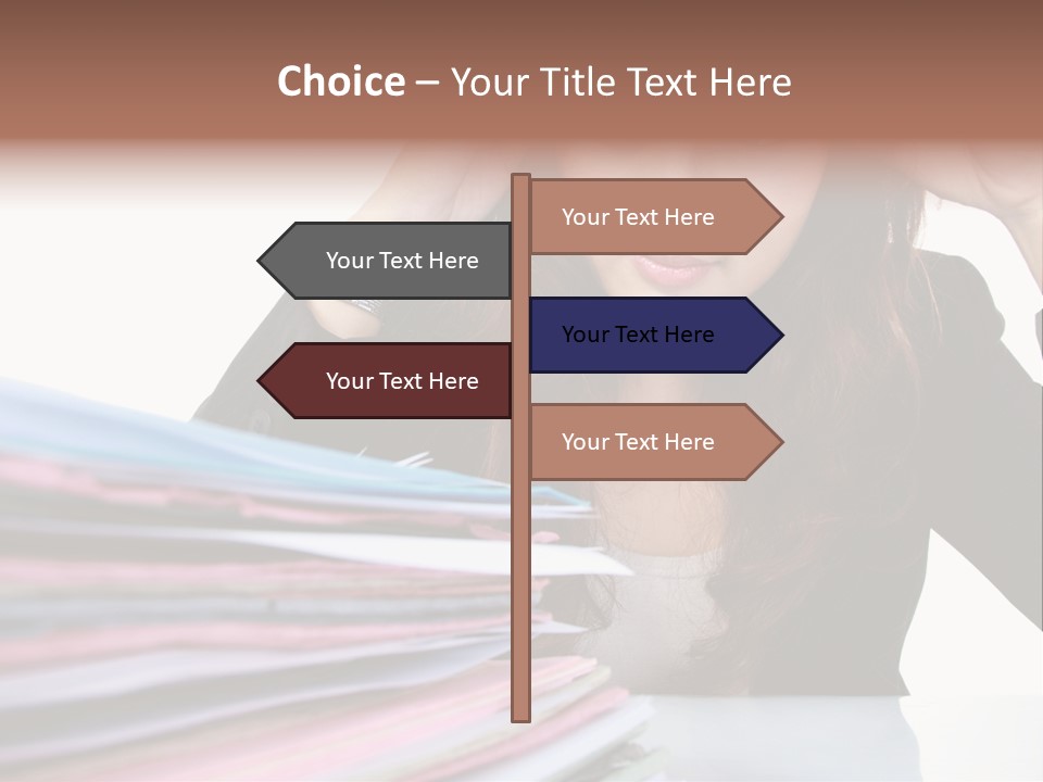 Expression Files Depressed PowerPoint Template