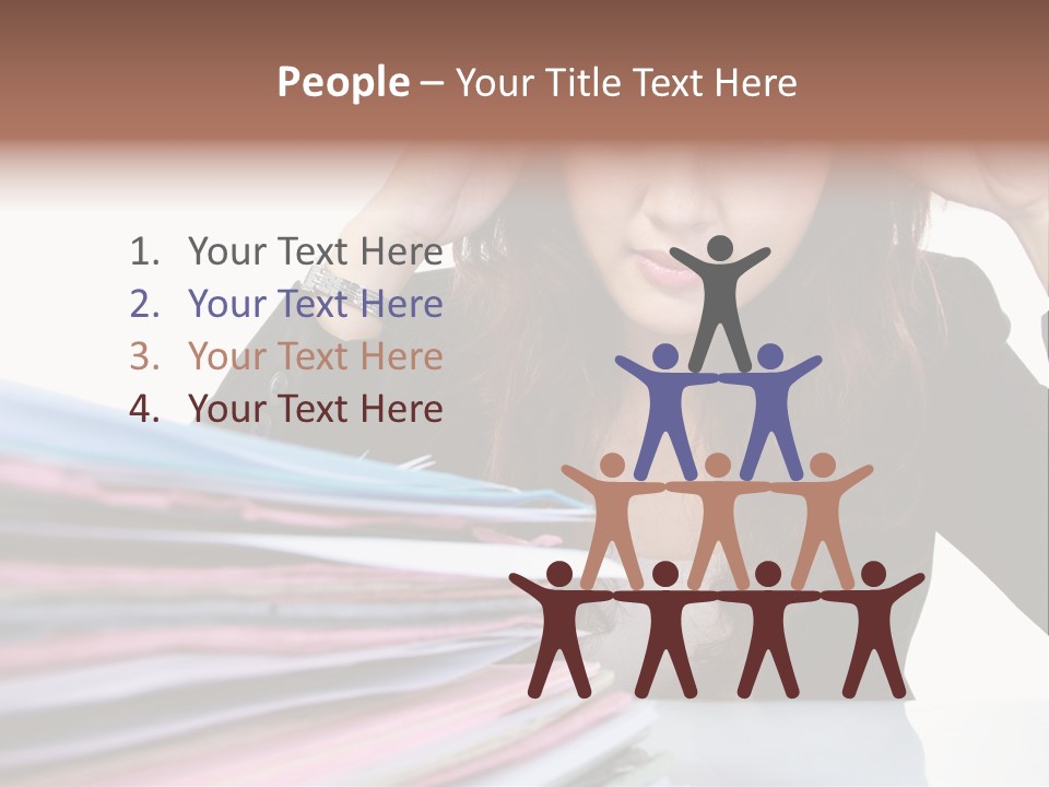 Expression Files Depressed PowerPoint Template