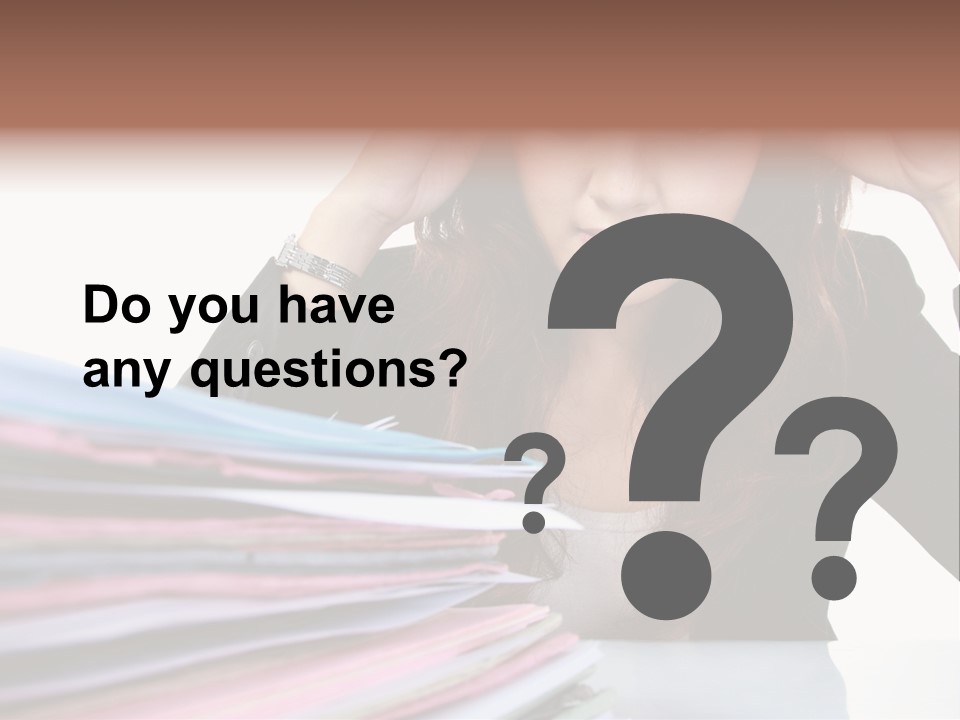 Expression Files Depressed PowerPoint Template